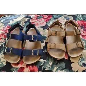 Carter's cork sandals, 2pairs, size 11